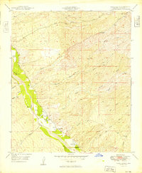 Clark Ranch 1949 topographic map thumbnail