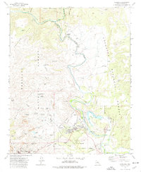 Clarkdale 1973 topographic map thumbnail