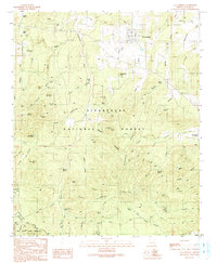 Clay Springs 1990 topographic map thumbnail