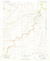 Clear Creek Reservoir 1970 topographic map thumbnail