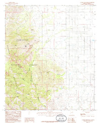 Cochise Stronghold 1985 topographic map thumbnail