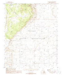 Coconino Point SE 1988 topographic map thumbnail
