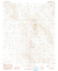 College Peaks 1985 topographic map thumbnail