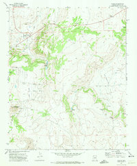 Concho 1971 topographic map thumbnail