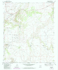 Concho 1971 topographic map thumbnail