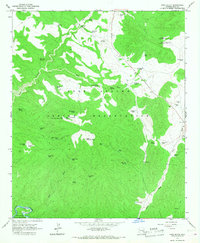 Cone Butte 1966 topographic map thumbnail
