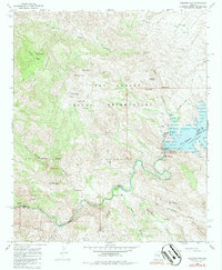 Coolidge Dam 1968 topographic map thumbnail