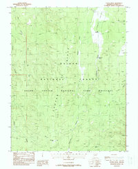 Cooper Ridge 1988 topographic map thumbnail