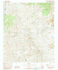 Copperplate Gulch 1989 topographic map thumbnail