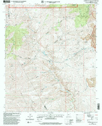 Copperplate Gulch 1997 topographic map thumbnail