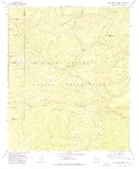 Corn Creek Plateau 1978 topographic map thumbnail