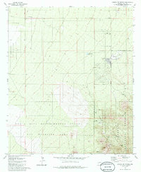 Corona De Tucson 1981 topographic map preview