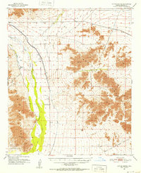 Cotton Center 1951 topographic map thumbnail