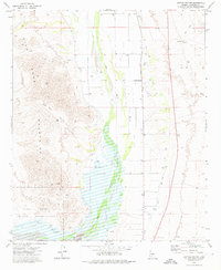 Cotton Center 1973 topographic map thumbnail