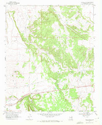 Coyote Hills 1969 topographic map thumbnail