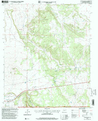 Coyote Hills 1997 topographic map thumbnail