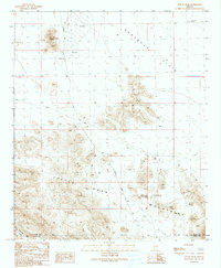 Coyote Peak 1990 topographic map thumbnail