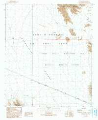 Coyote Water 1990 topographic map thumbnail