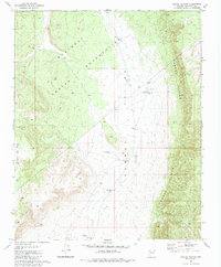 Crater Canyon 1981 topographic map thumbnail