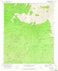 Crown King 1969 topographic map thumbnail