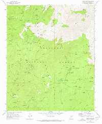 Crown King 1969 topographic map thumbnail