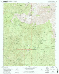 Crown King 1969 topographic map thumbnail