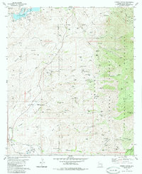 Cumero Canyon 1981 topographic map thumbnail