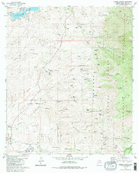 Cumero Canyon 1981 topographic map thumbnail