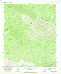 Cypress Butte 1967 topographic map thumbnail