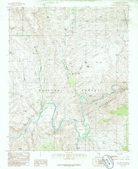Dagger Peak 1986 topographic map thumbnail