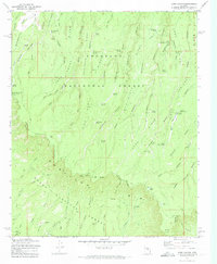 Dane Canyon 1972 topographic map thumbnail