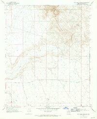 Date Creek Ranch NW 1967 topographic map thumbnail