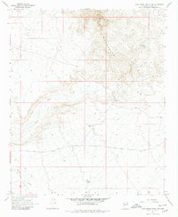 Date Creek Ranch NW 1967 topographic map thumbnail