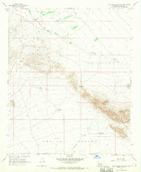 Date Creek Ranch SW 1967 topographic map thumbnail
