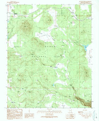 Davenport Hill 1989 topographic map thumbnail