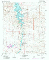 Davis Dam 1970 topographic map thumbnail