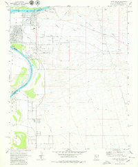 Davis Dam SE 1970 topographic map thumbnail