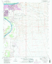 Davis Dam SE 1970 topographic map thumbnail