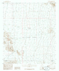 Deadman Gap 1986 topographic map thumbnail