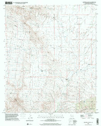 Deepwell Ranch 1996 topographic map preview
