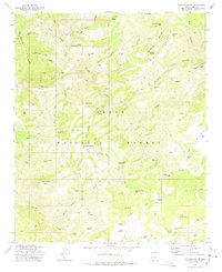 Diamond Butte 1973 topographic map thumbnail