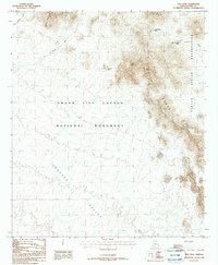 Diaz Peak 1988 topographic map thumbnail