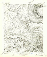 Dinne Mesa SE 1953 topographic map preview