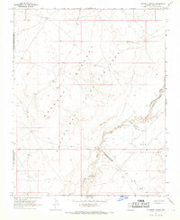 Dinnebito Spring 1967 topographic map preview
