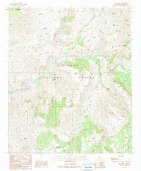 Dix Creek 1989 topographic map thumbnail