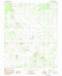 Dog Knobs 1989 topographic map thumbnail