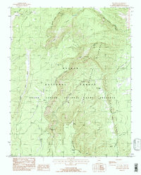 Dog Point 1988 topographic map thumbnail