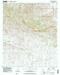 Dos Cabezas 1996 topographic map thumbnail