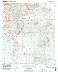 Doubtful Canyon 1998 topographic map thumbnail