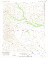 Dourine Canyon 1966 topographic map thumbnail